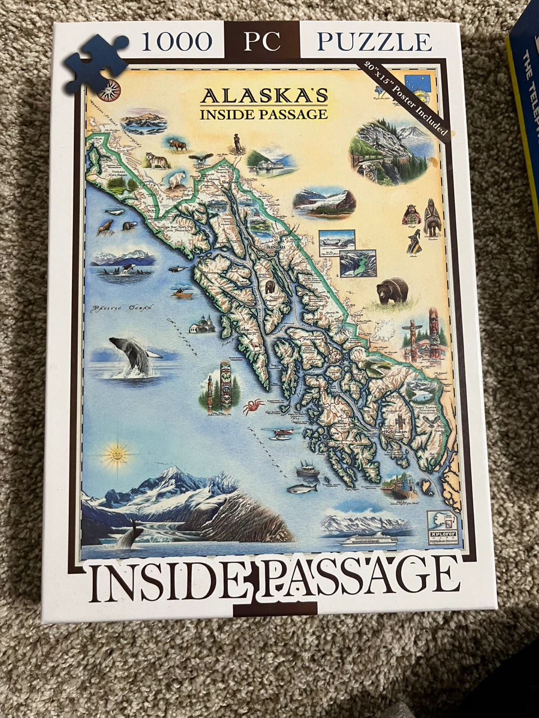 Alaska's Inside Passage 1000 PC Puzzle (20"x15")