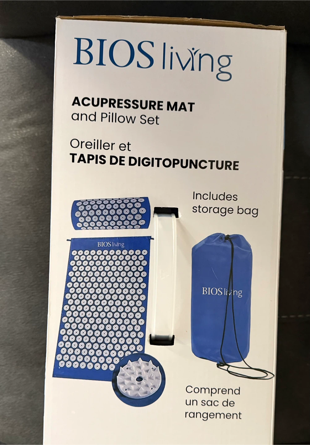 BIOS Living Acupressure Mat and Pillow Set - photo 3