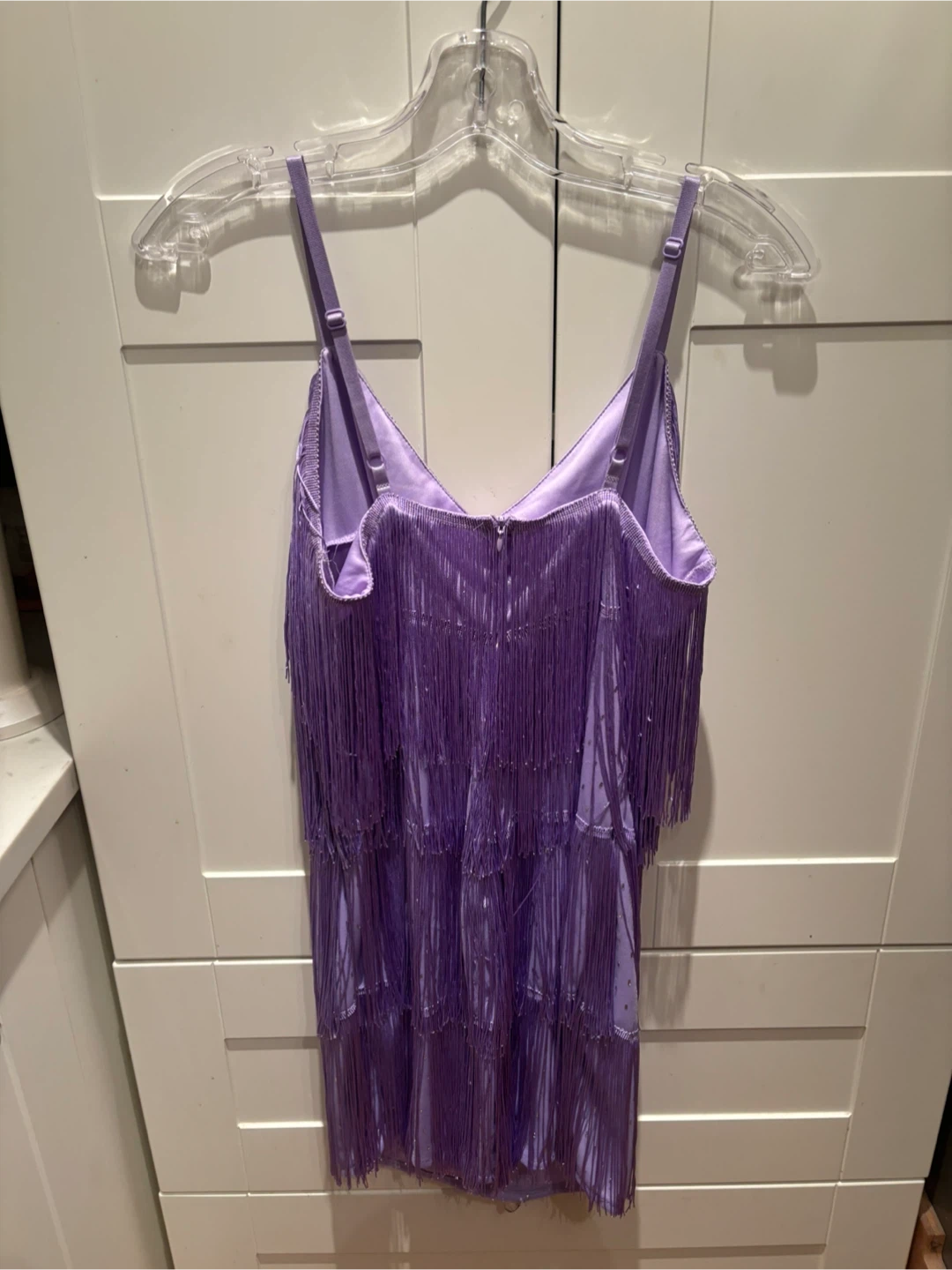 Purple Fringe Dress - size S. Great for dancing - photo 2