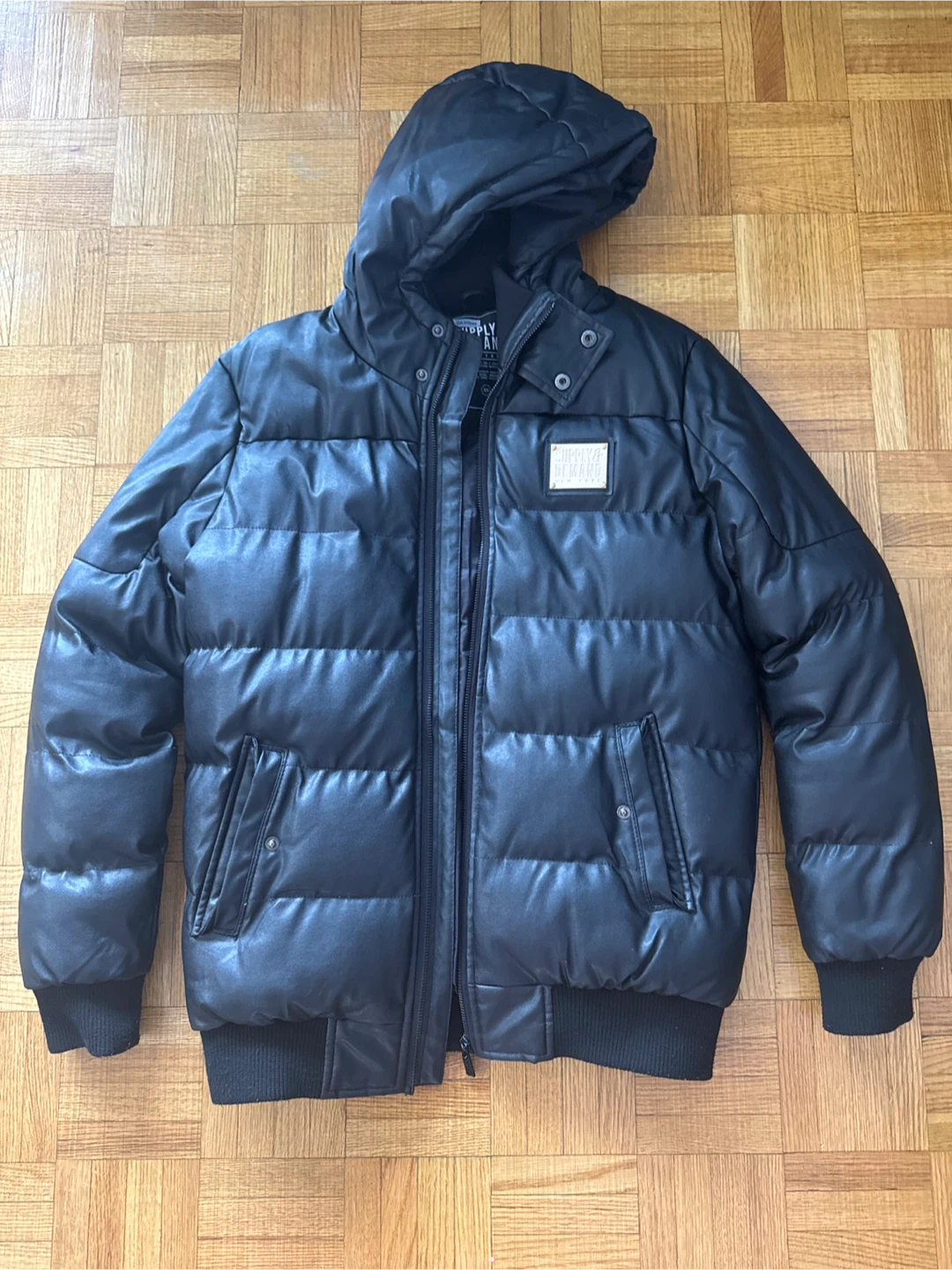 Supply & Demand Black Puffer Jacket