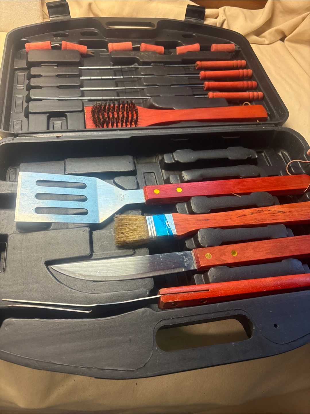 BBQ Grill Tool Set with Case