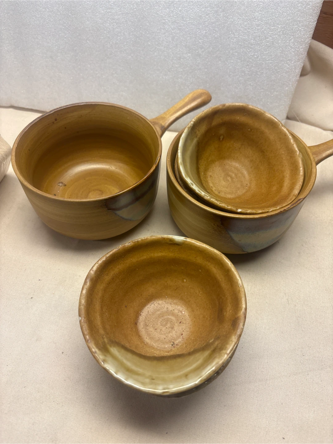 Handcrafted Ceramic Bowls - Set of 4