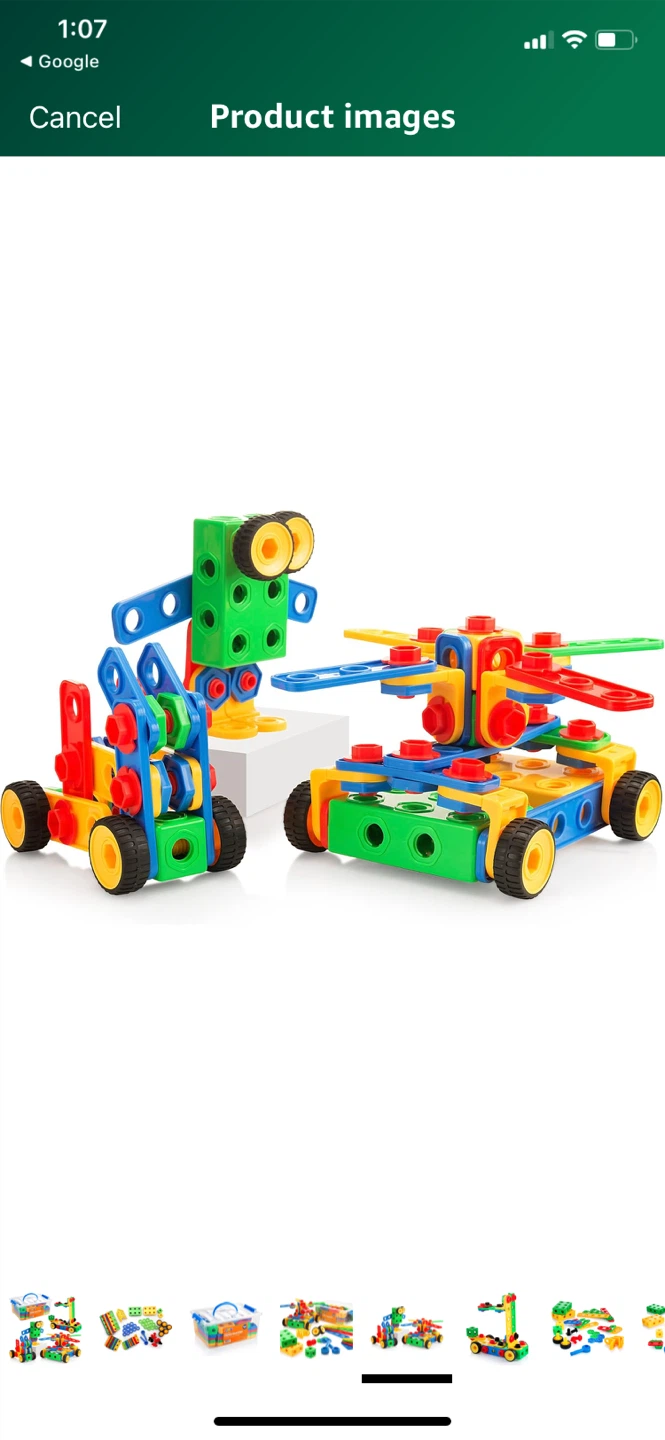 100 pcs Playbees Construction Toy Set Building Blocks - photo 3