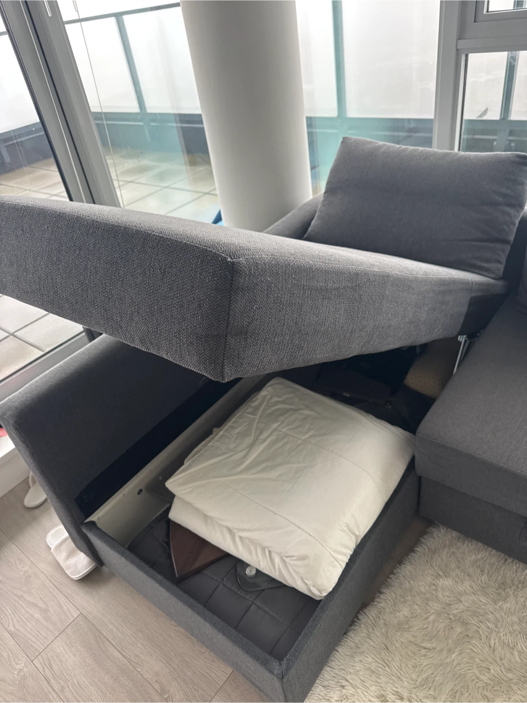 Grey Sectional Sofa - photo 5