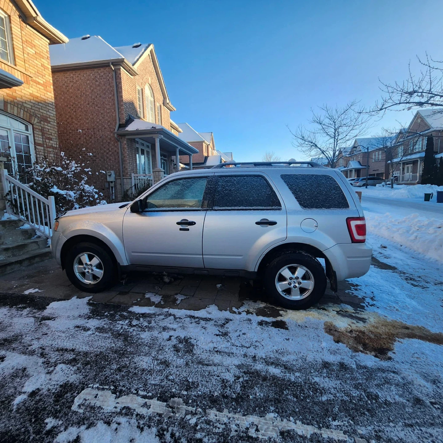 Silver Ford Escape SUV