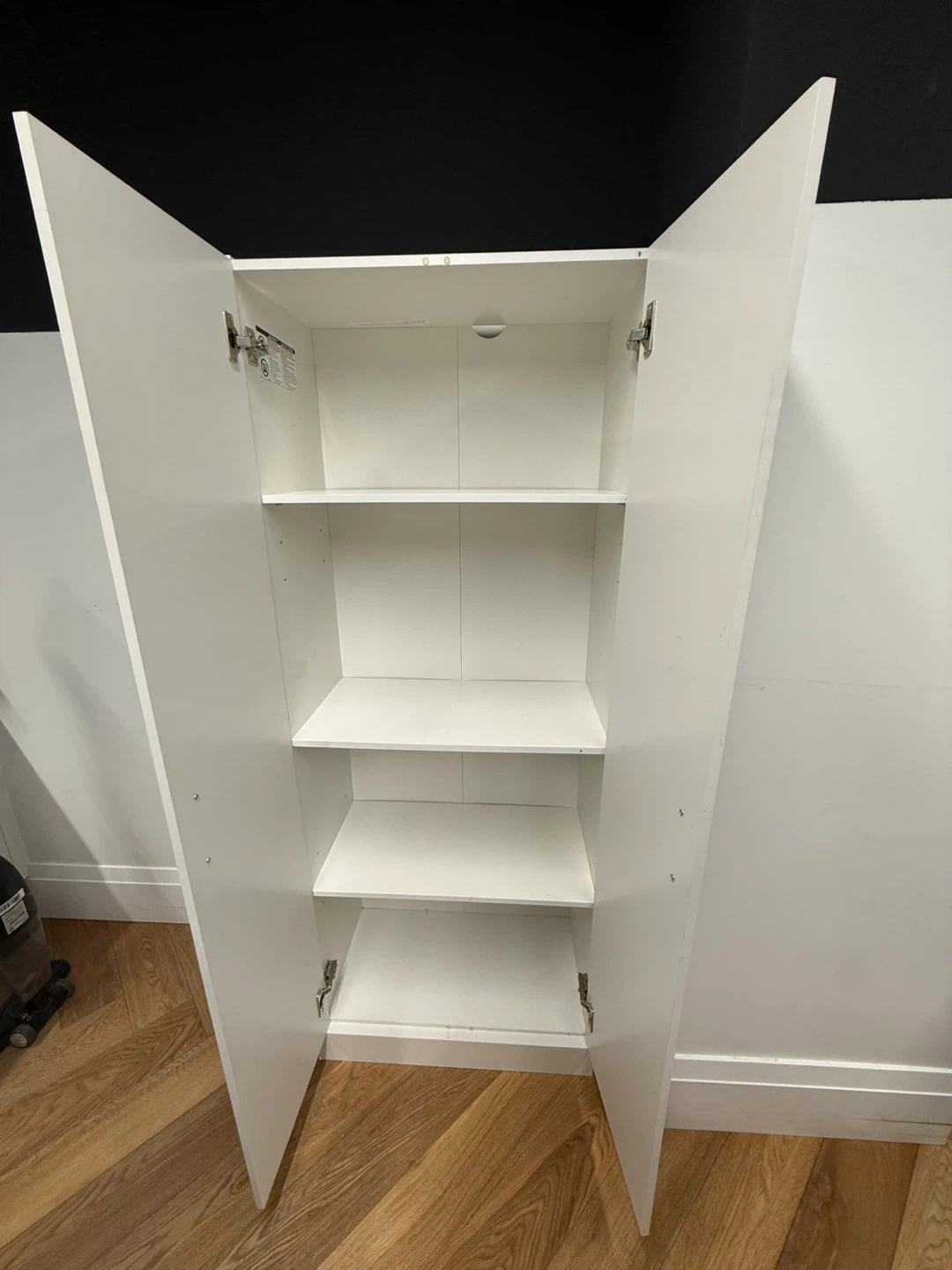 White Storage Cabinet - photo 2