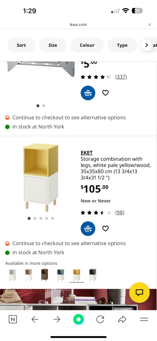 IKEA EKET Storage Combination - White/Light Blue