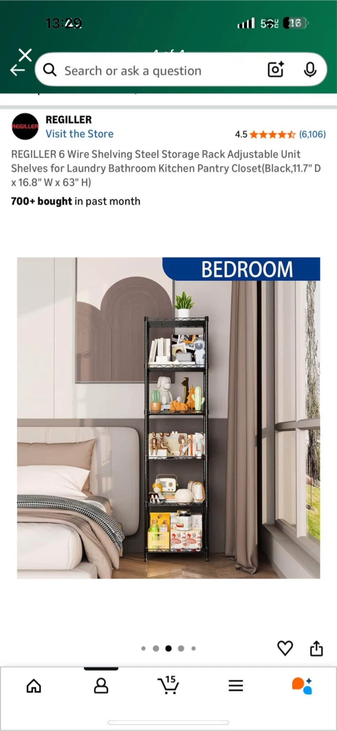 6-Tier Wire Shelf - photo 3