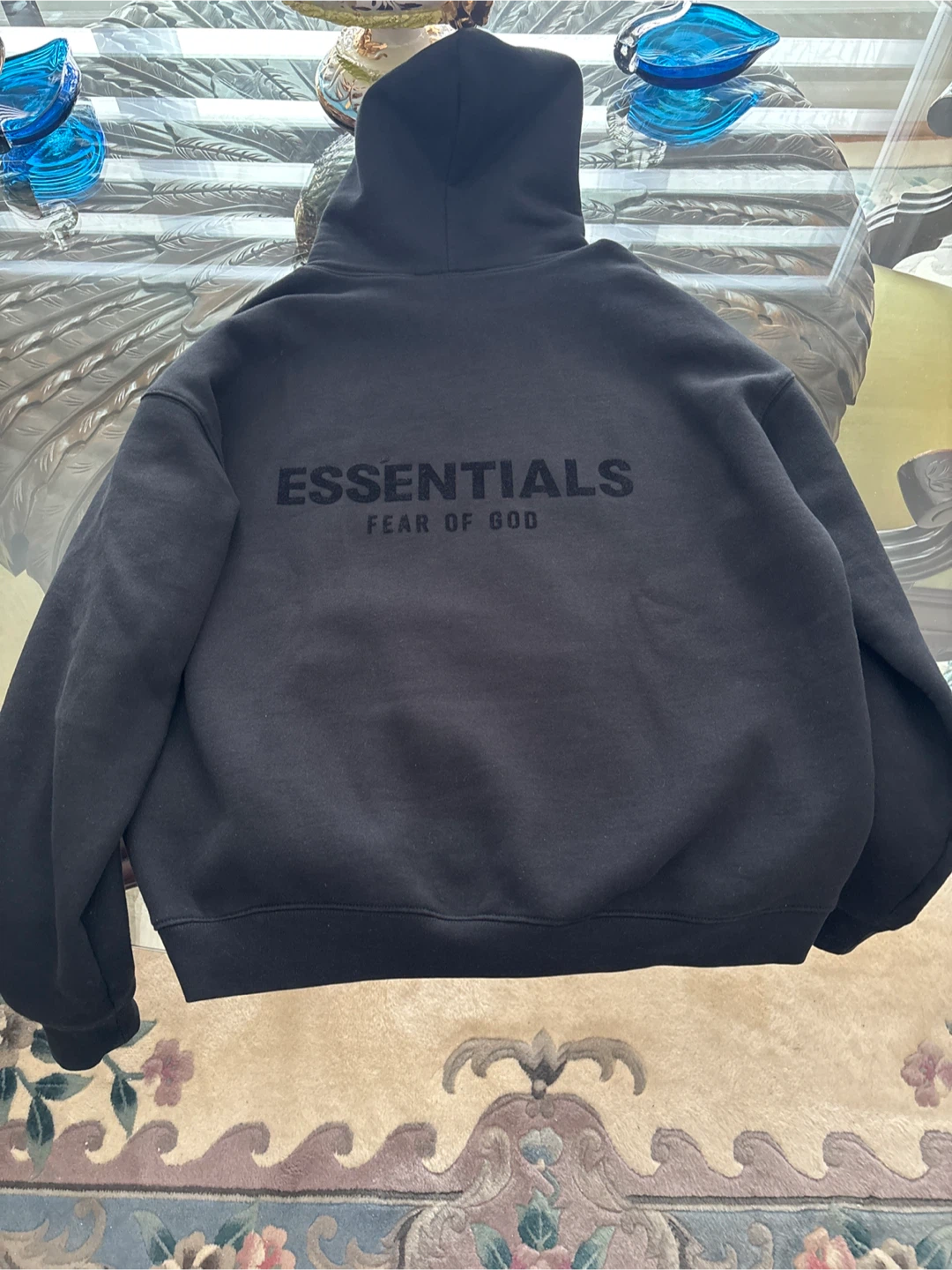 Essentials Fear of God Black Hoodie - photo 2