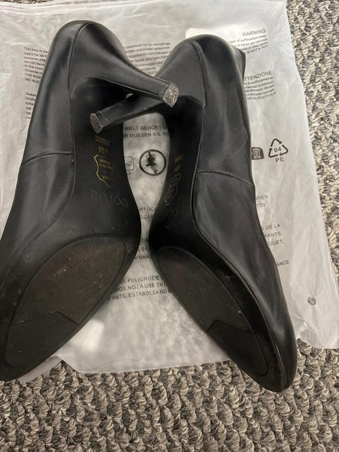Portia Black Heels - Size 8 - photo 2