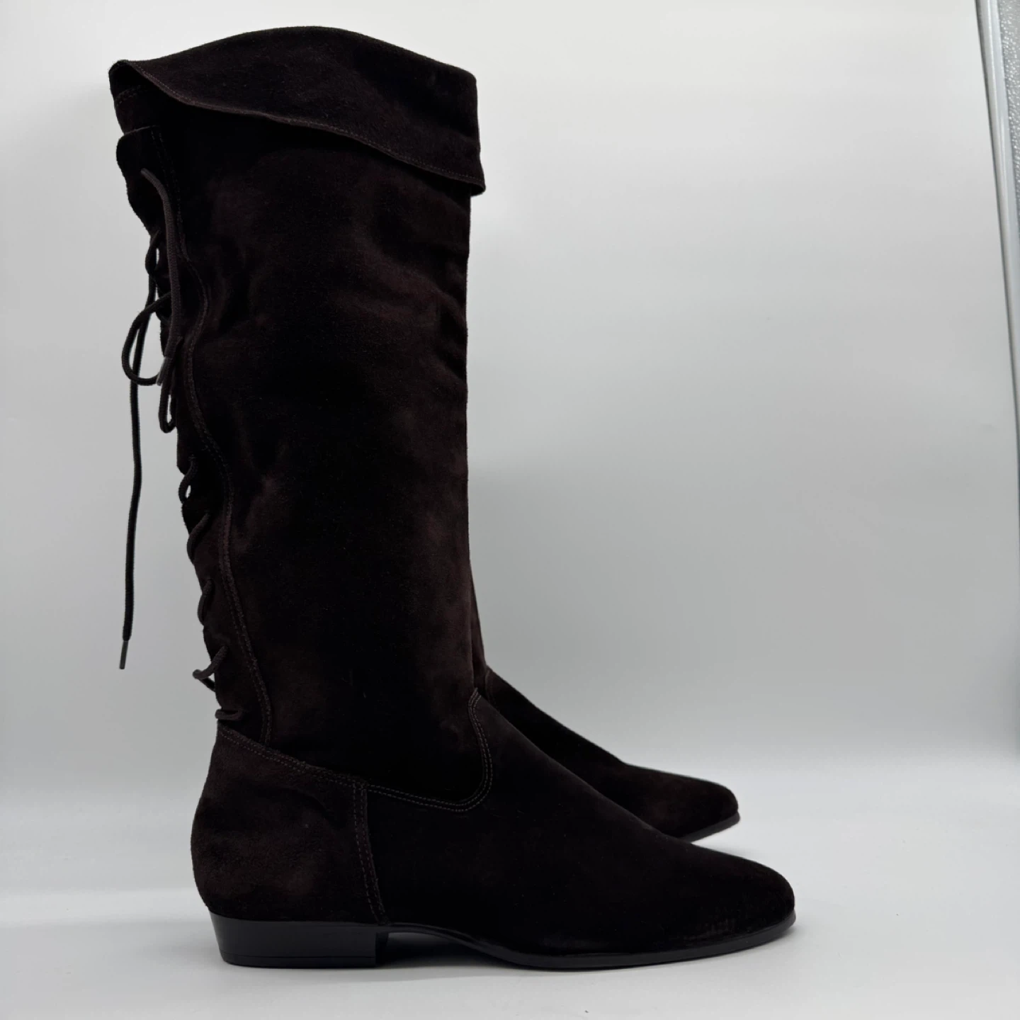 ALDO Women’s Brown Suede Knee-High Boots – EU 39 – Like New - photo 3