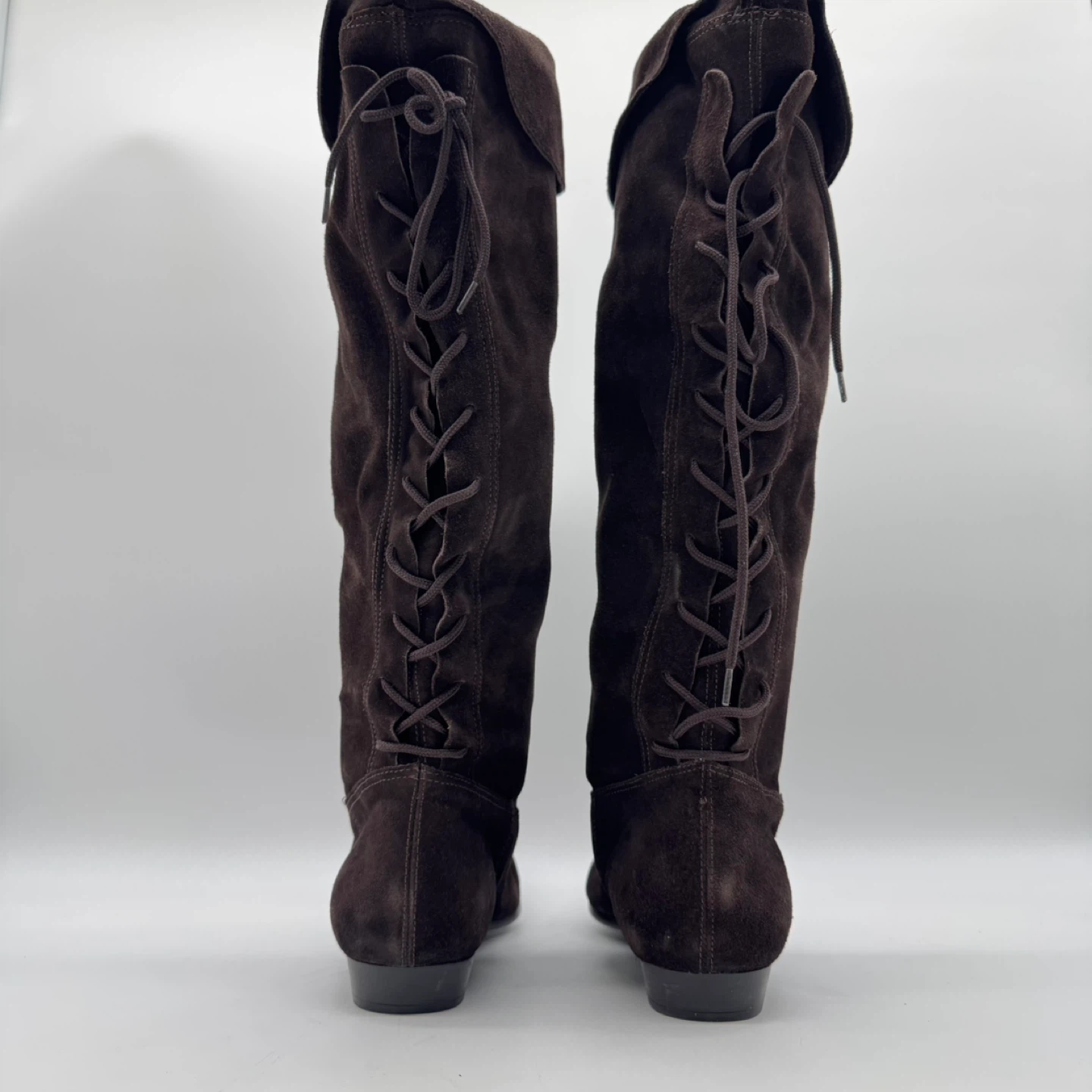 ALDO Women’s Brown Suede Knee-High Boots – EU 39 – Like New - photo 2