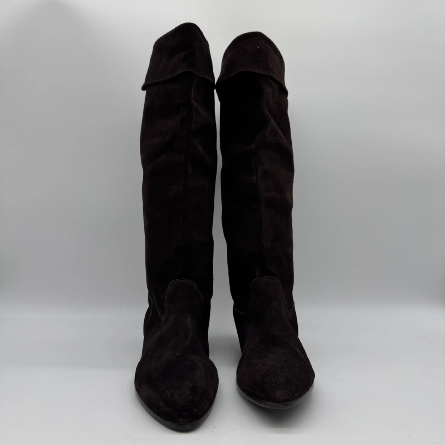ALDO Women’s Brown Suede Knee-High Boots – EU 39 – Like New - photo 4
