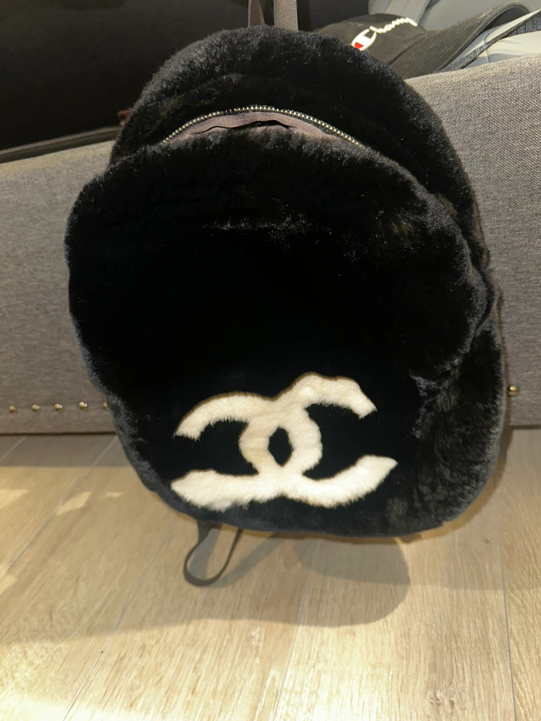 Real Fur Backpack