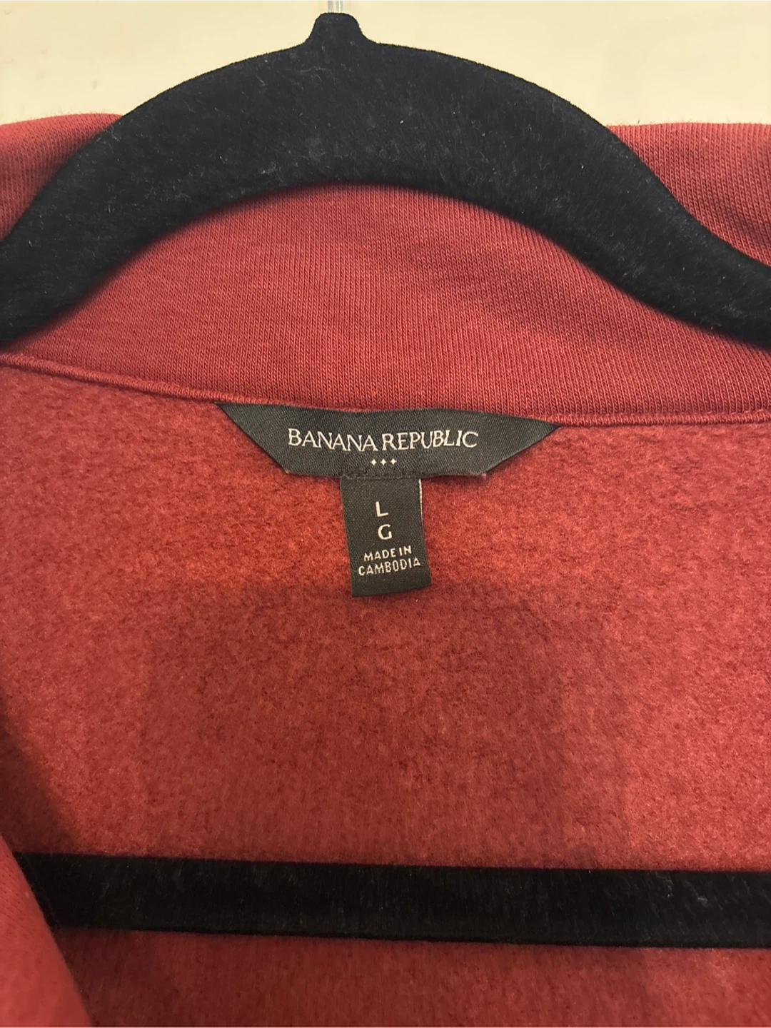 Banana Republic Burgundy Pullover - Size L - photo 2