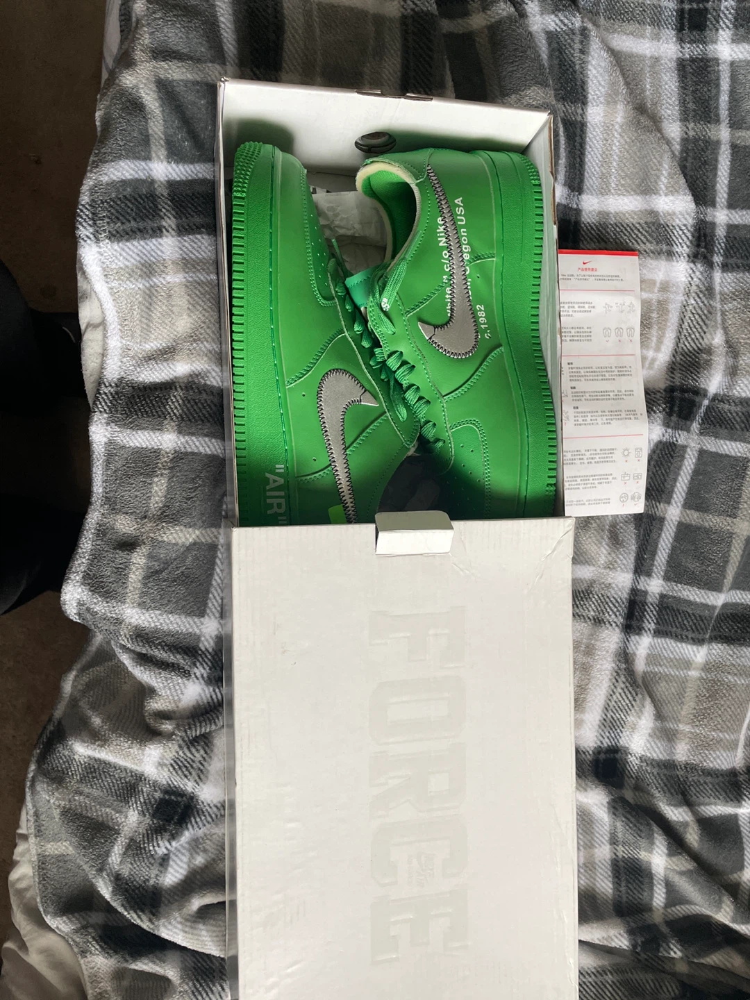 Nike Air Force 1 Low Off-White Green