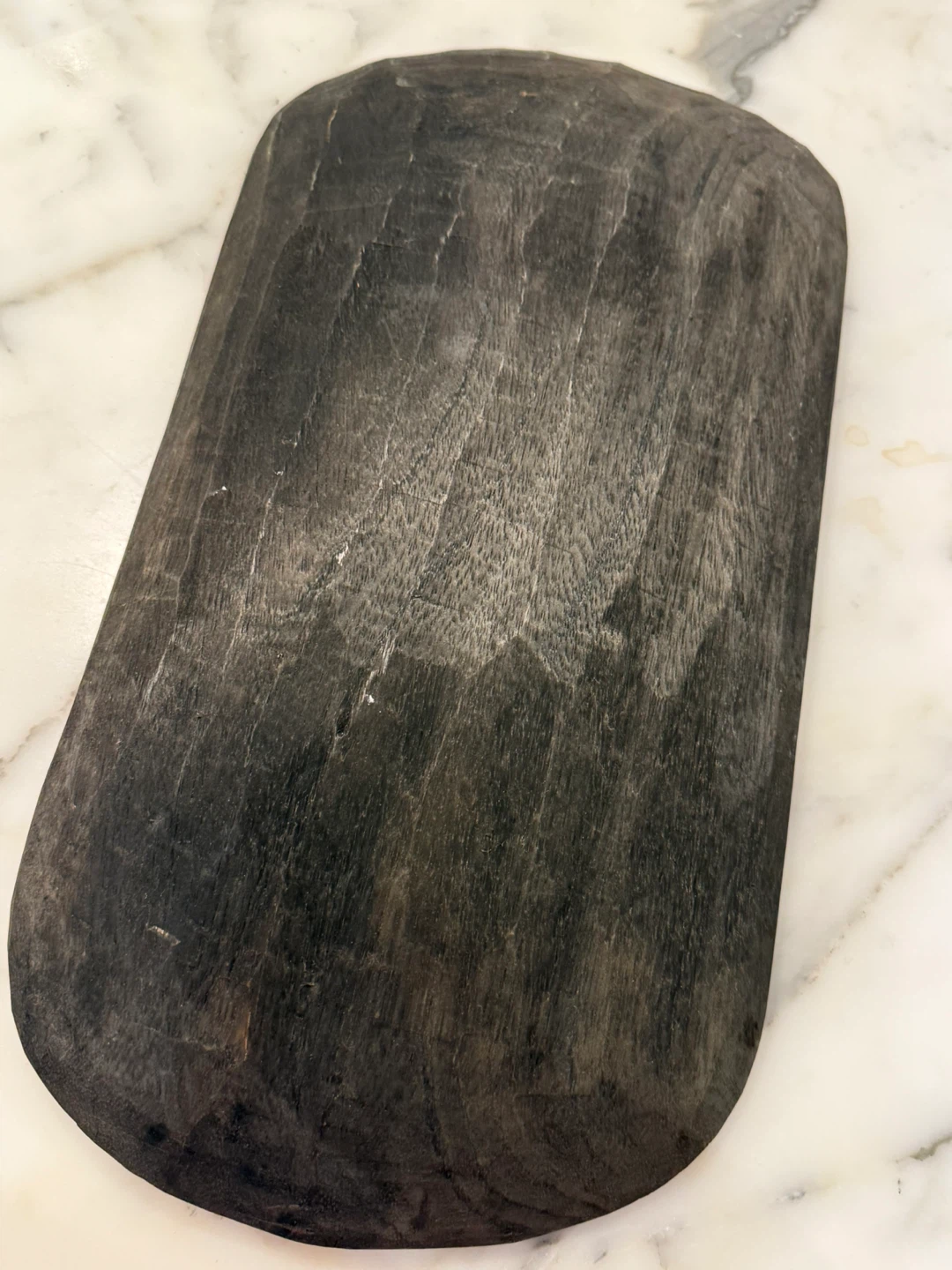 Hand Carved Wooden Tray - photo 2