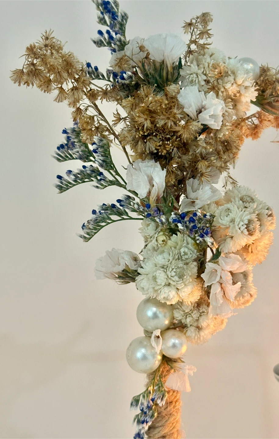 Decorative Candle Holder with Floral Accent - photo 3