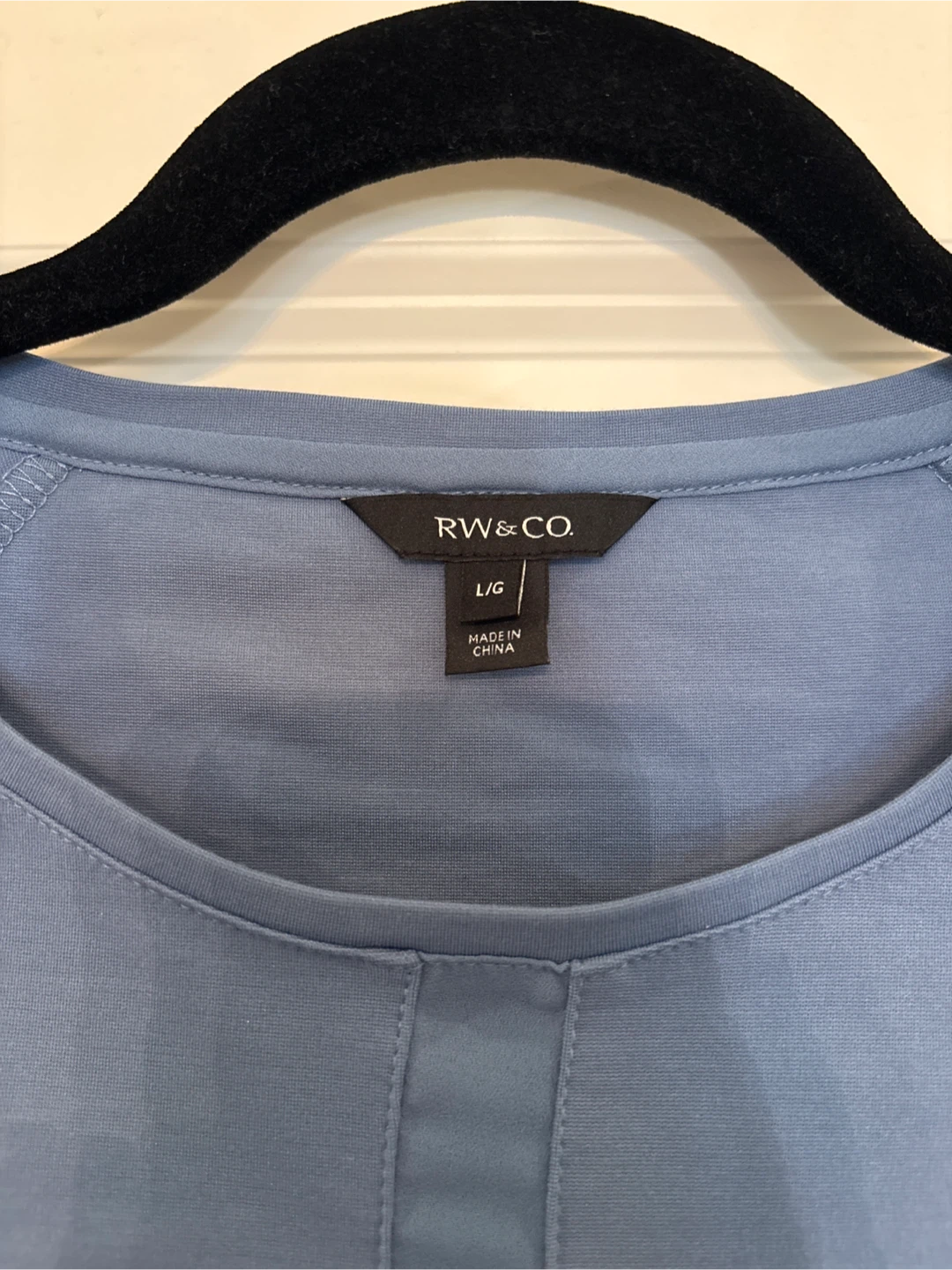 RW&CO. Blue Blouse - Size L - photo 2