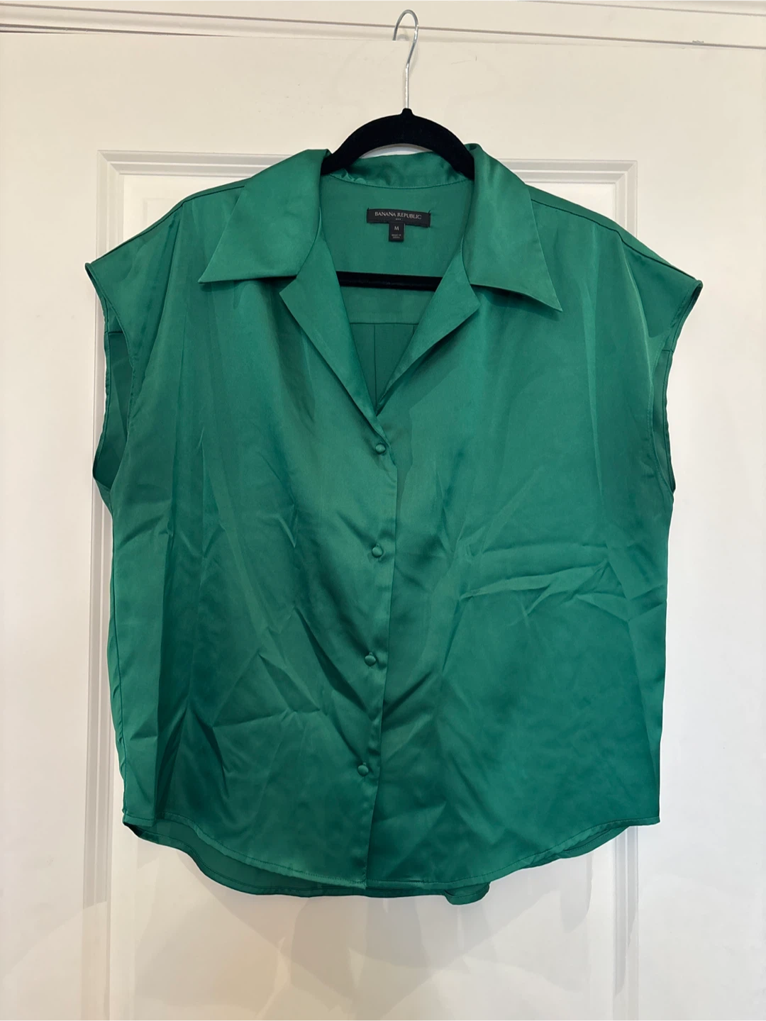 Banana Republic Green Blouse - Size M