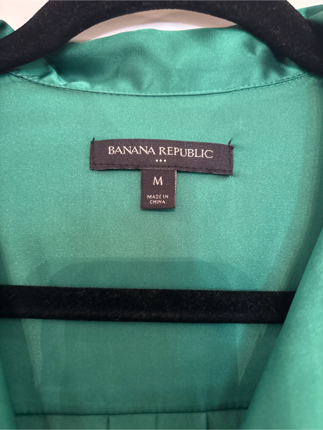 Banana Republic Green Blouse - Size M - photo 2