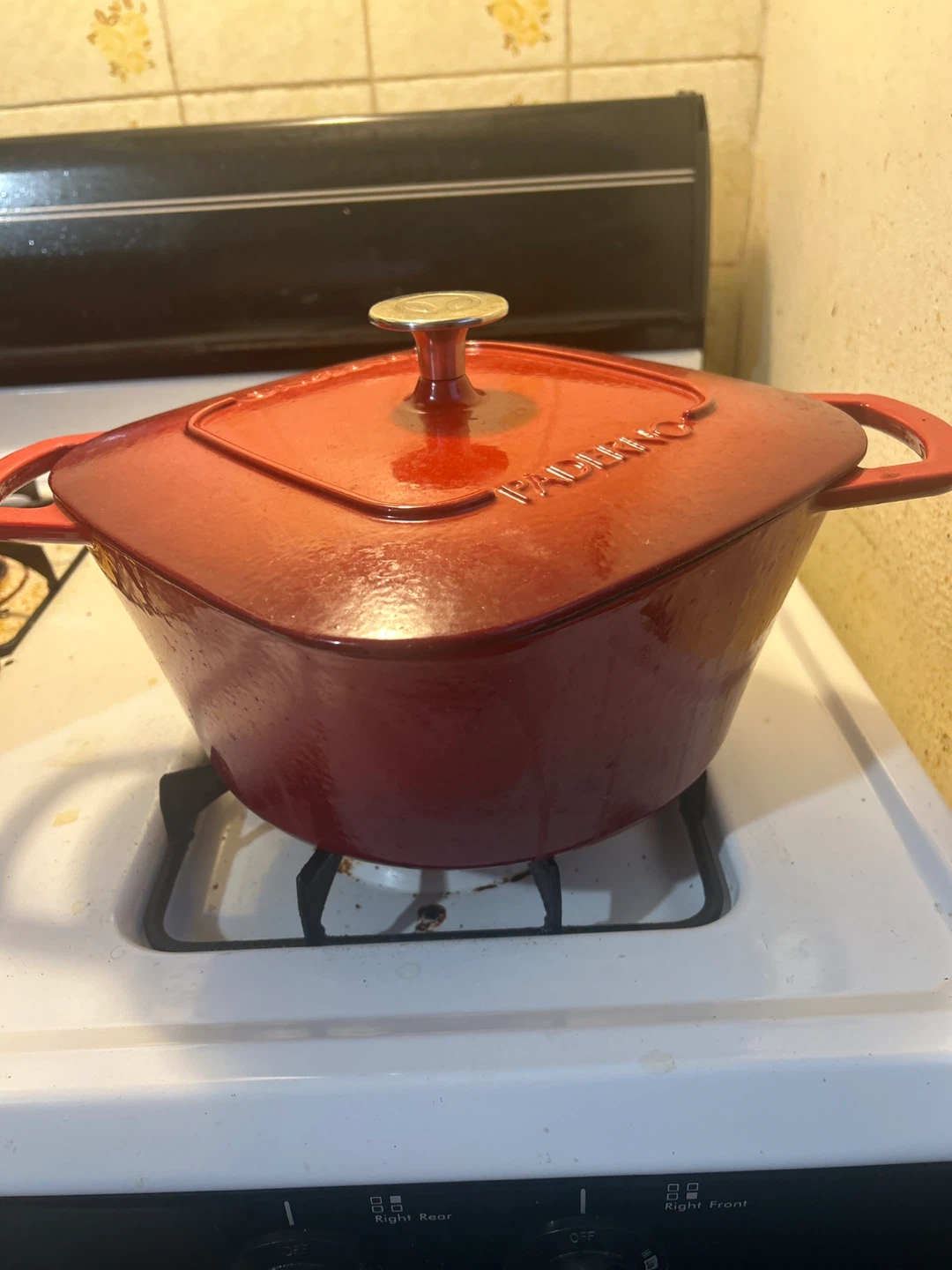 Paderno Dutch Oven - Red