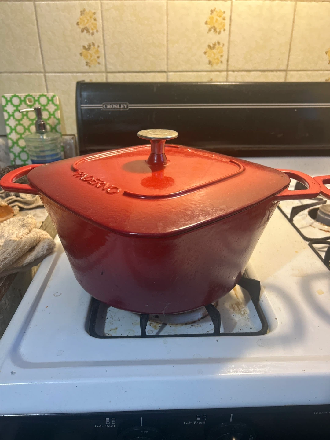 Paderno Dutch Oven - Red