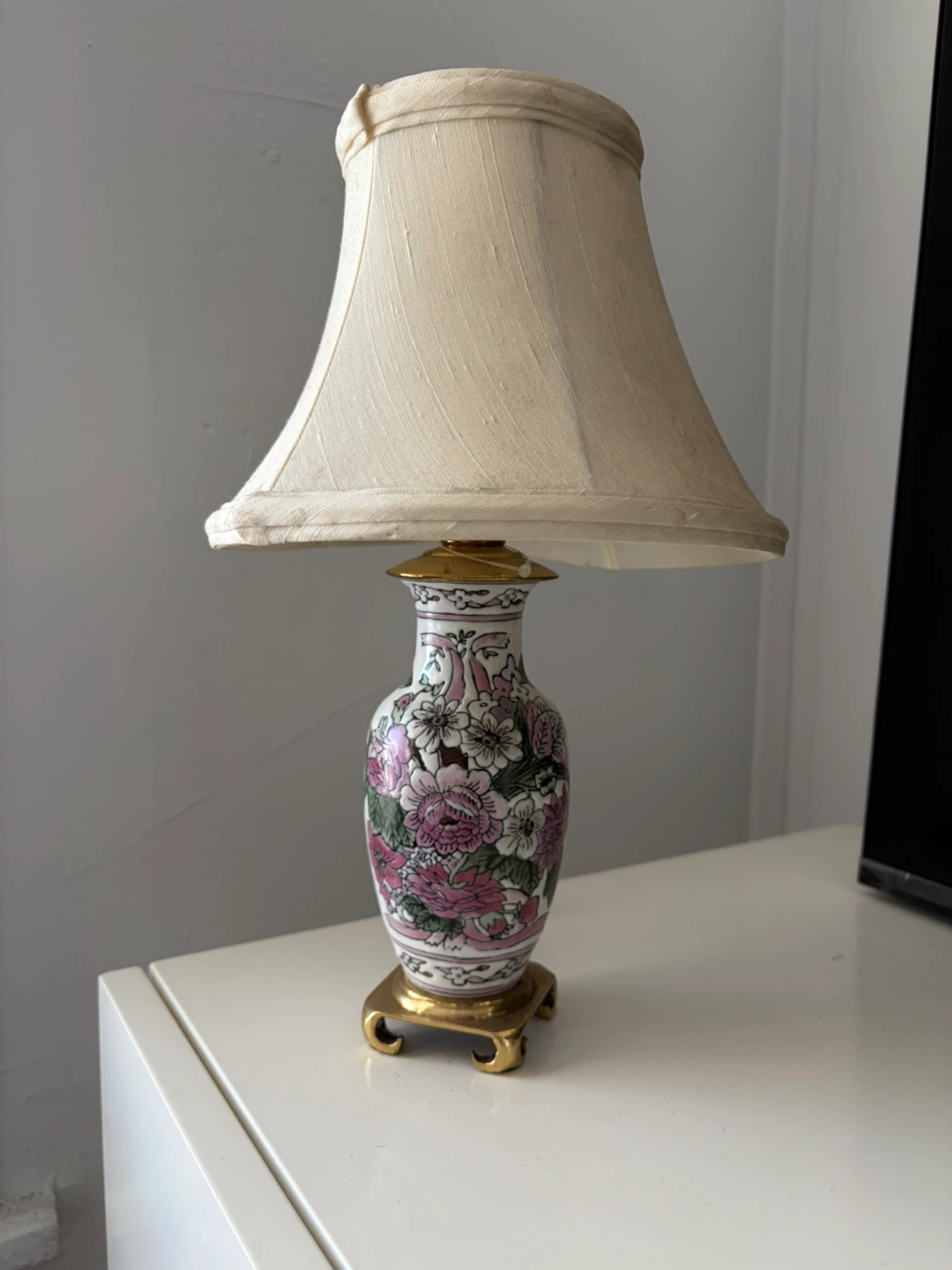 Floral Ceramic Table Lamp