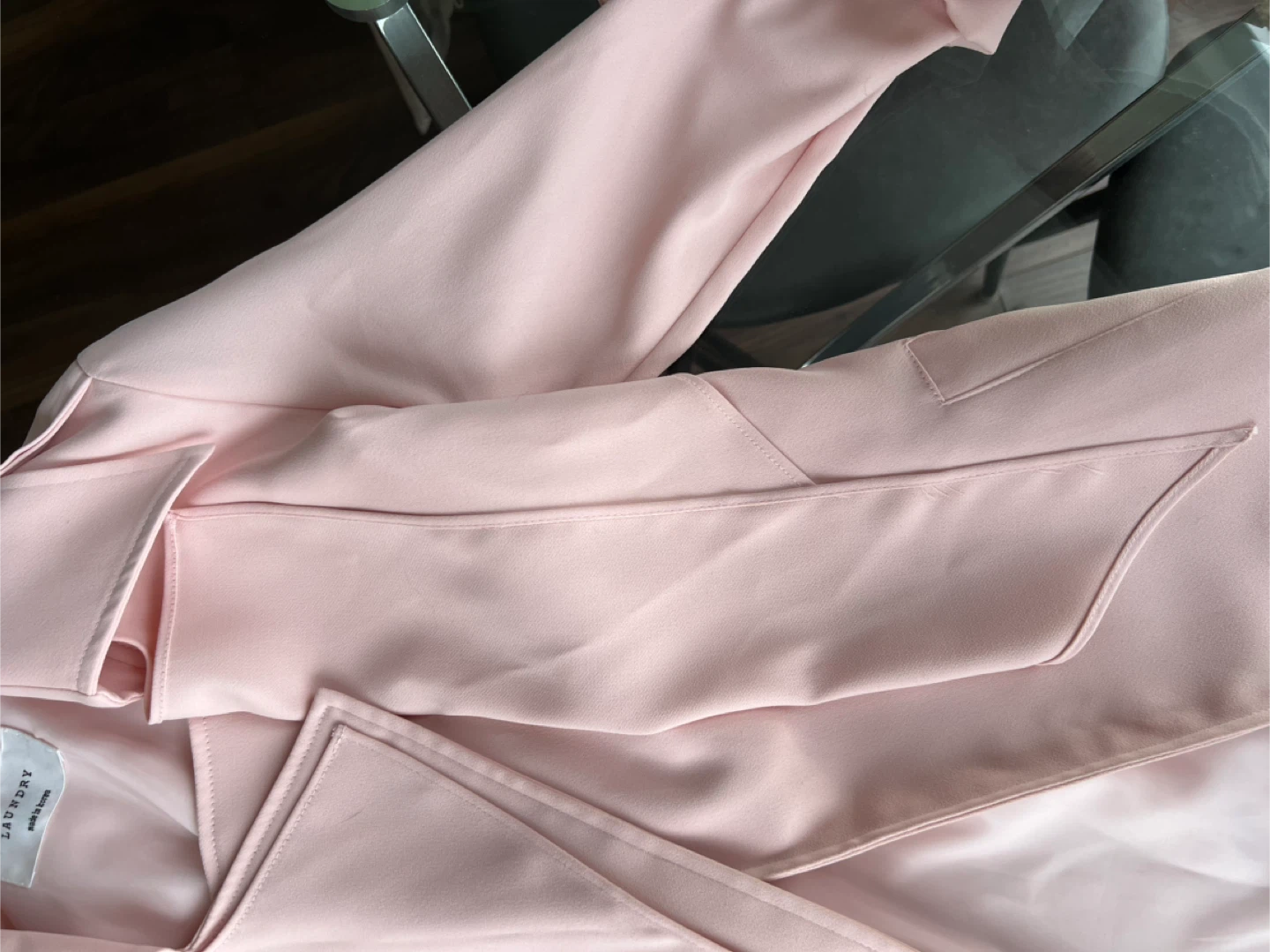 Pastel Pink Trench Coat - photo 5