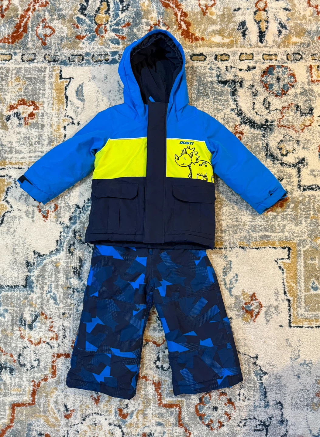 2T Gusti Blue Snowsuit Set