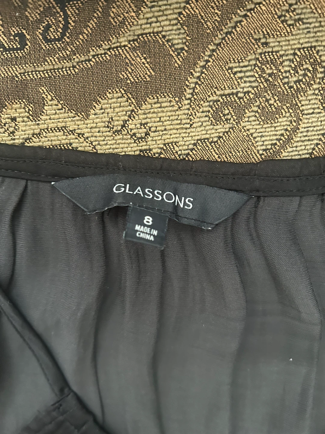 Glassons Black Tank Top - Size 8 - photo 2