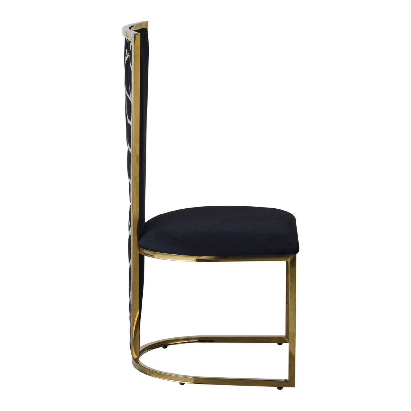 Gold & Black Accent Chair - photo 3