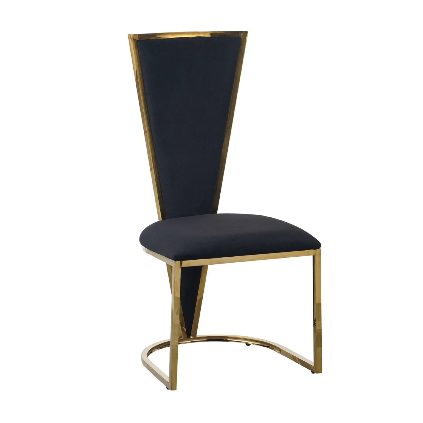 Gold & Black Accent Chair - photo 2