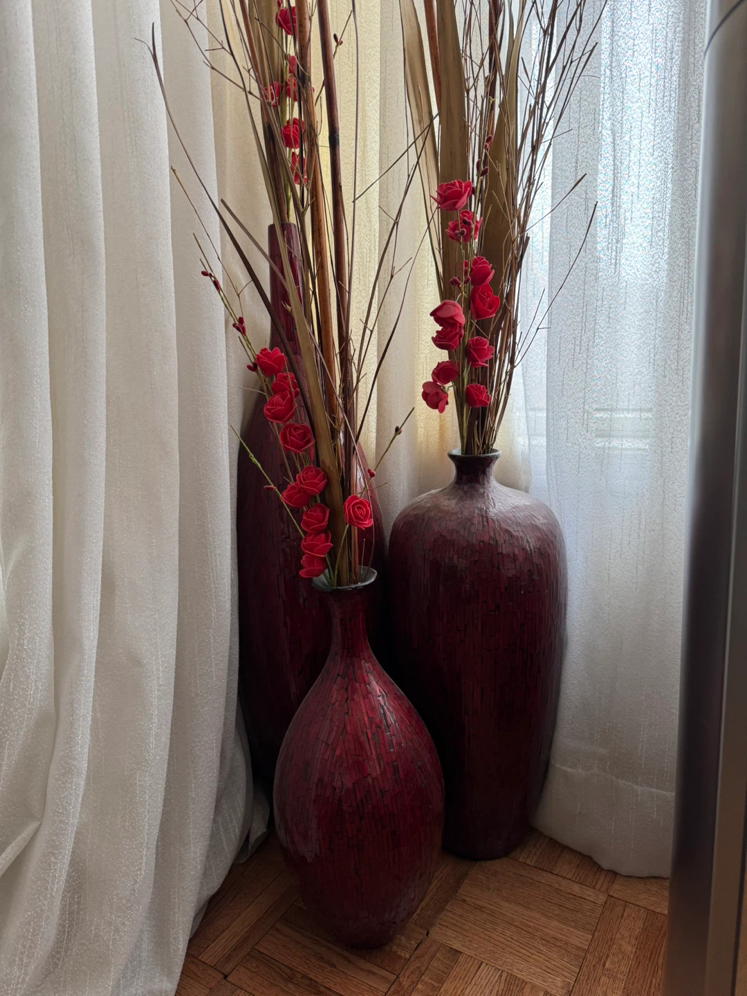 Decorative Floor Vases - Set of 3