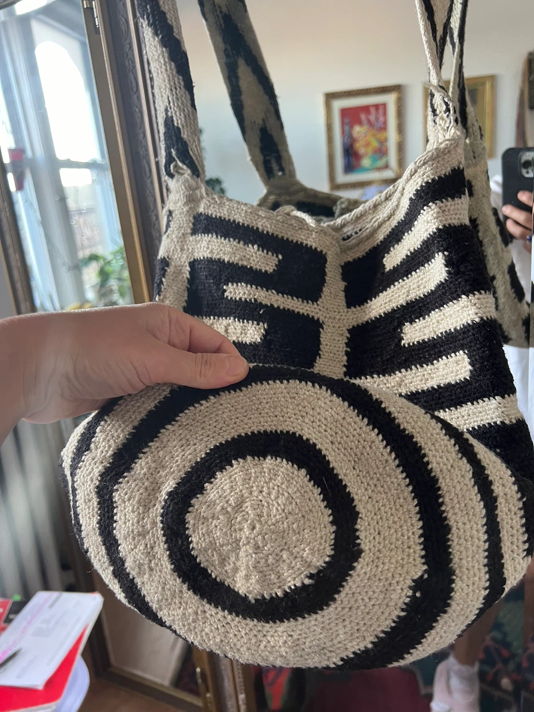Handmade Woven Shoulder Bag-Mochila - photo 4