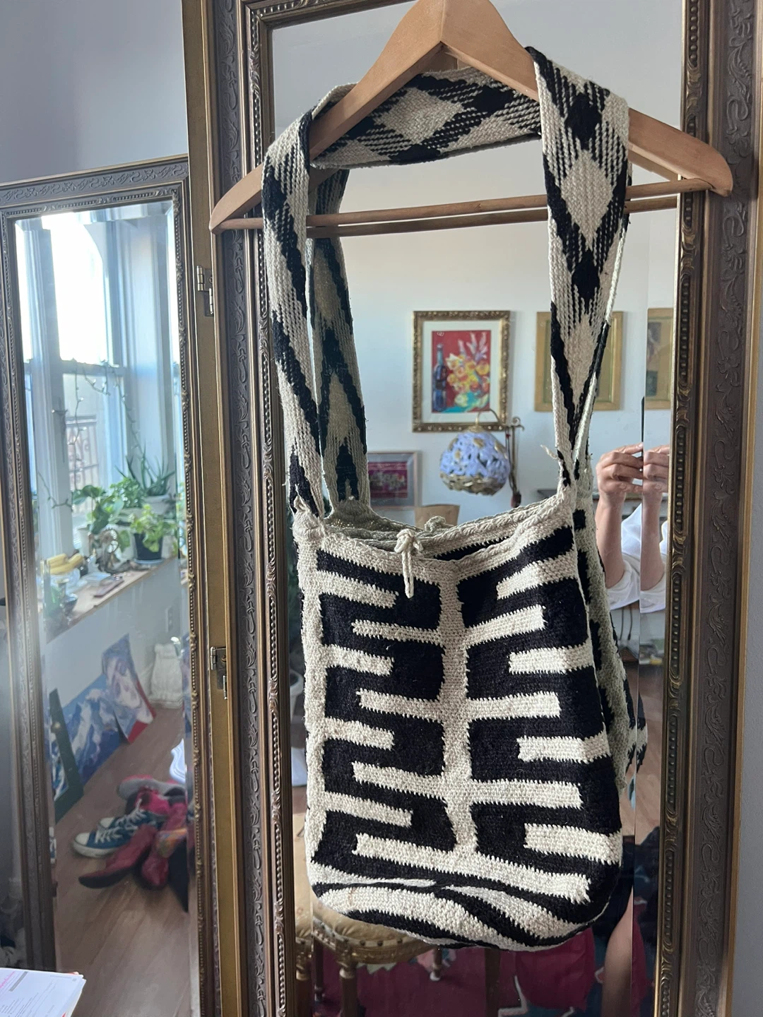 Handmade Woven Shoulder Bag-Mochila