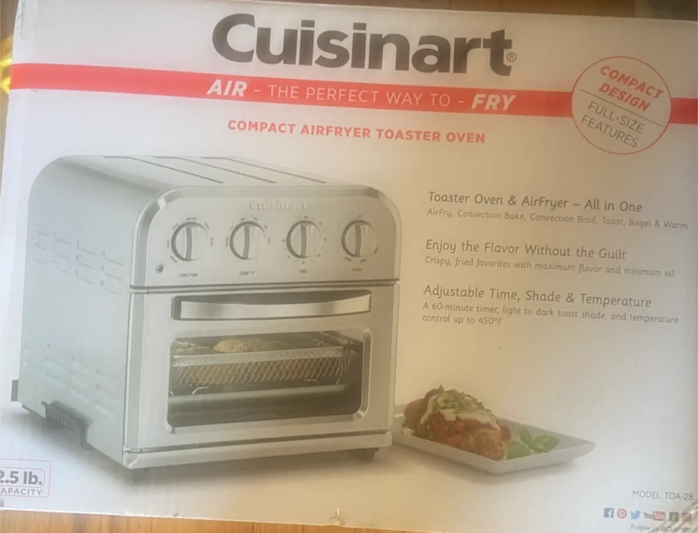 Cuisinart Compact Airfryer Toaster Oven - NEW