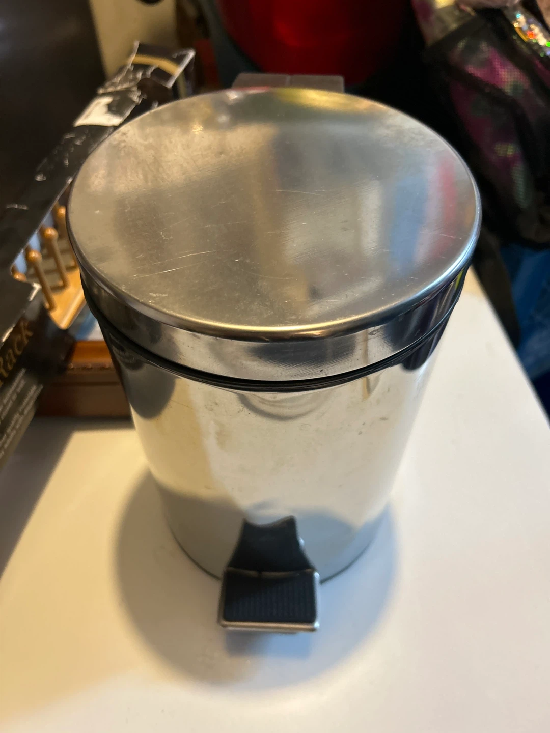 Stainless Steel Step-On Trash Can