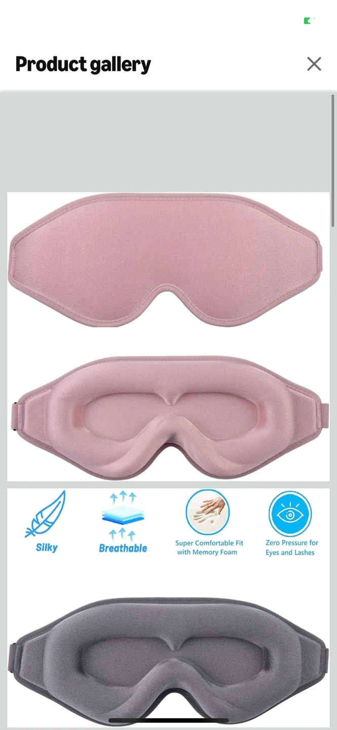 New-3D Sleep Mask for Women ,Pink!