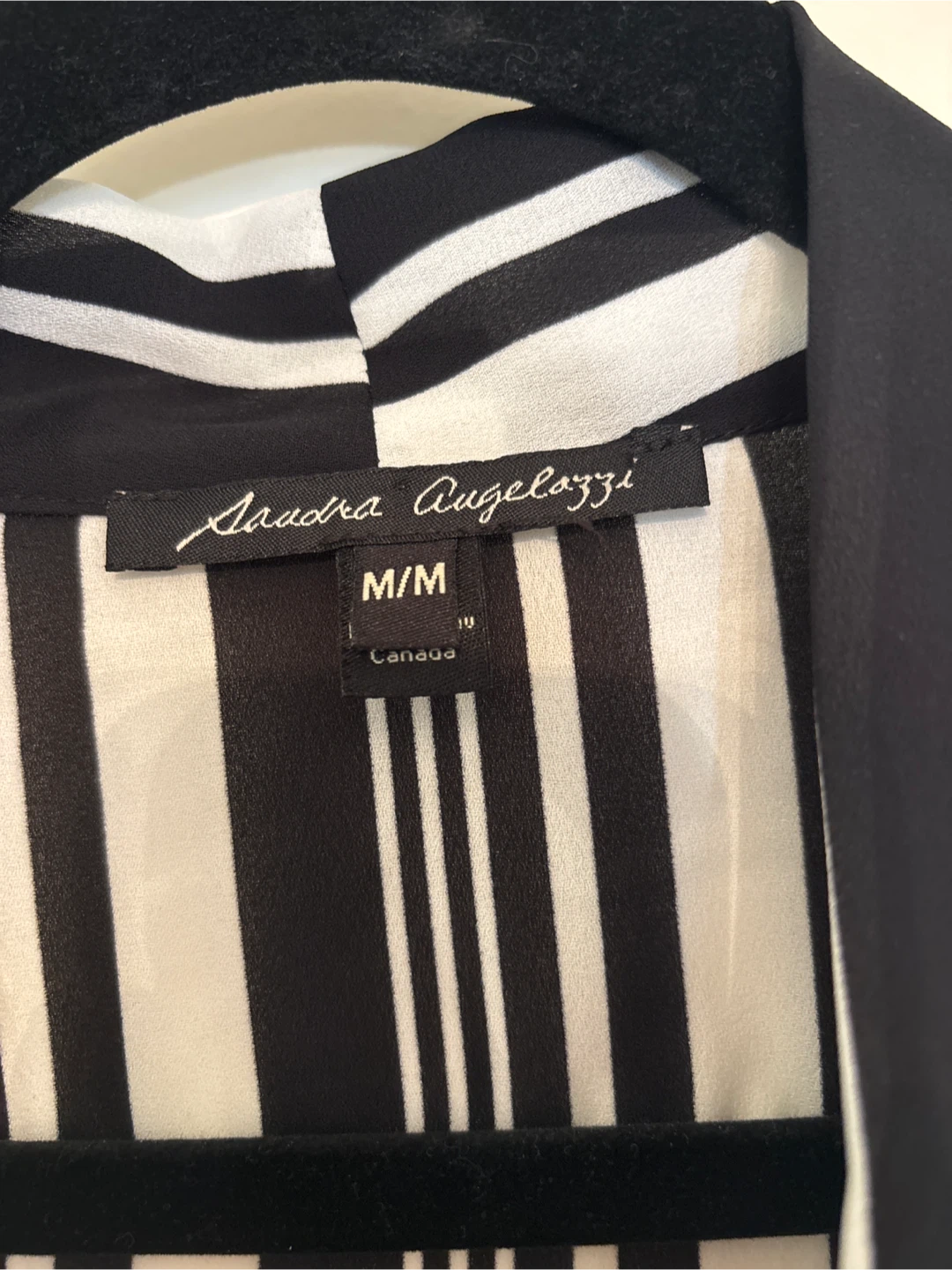 Sandra Angelozzi Striped Blouse - Size M - photo 2