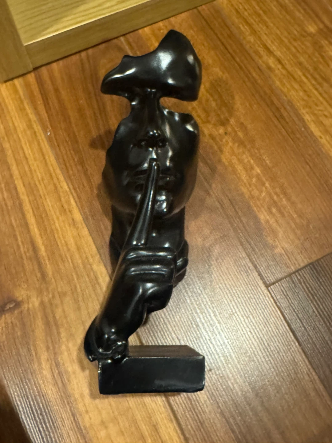 Black "The Silent Man" Statue - photo 2