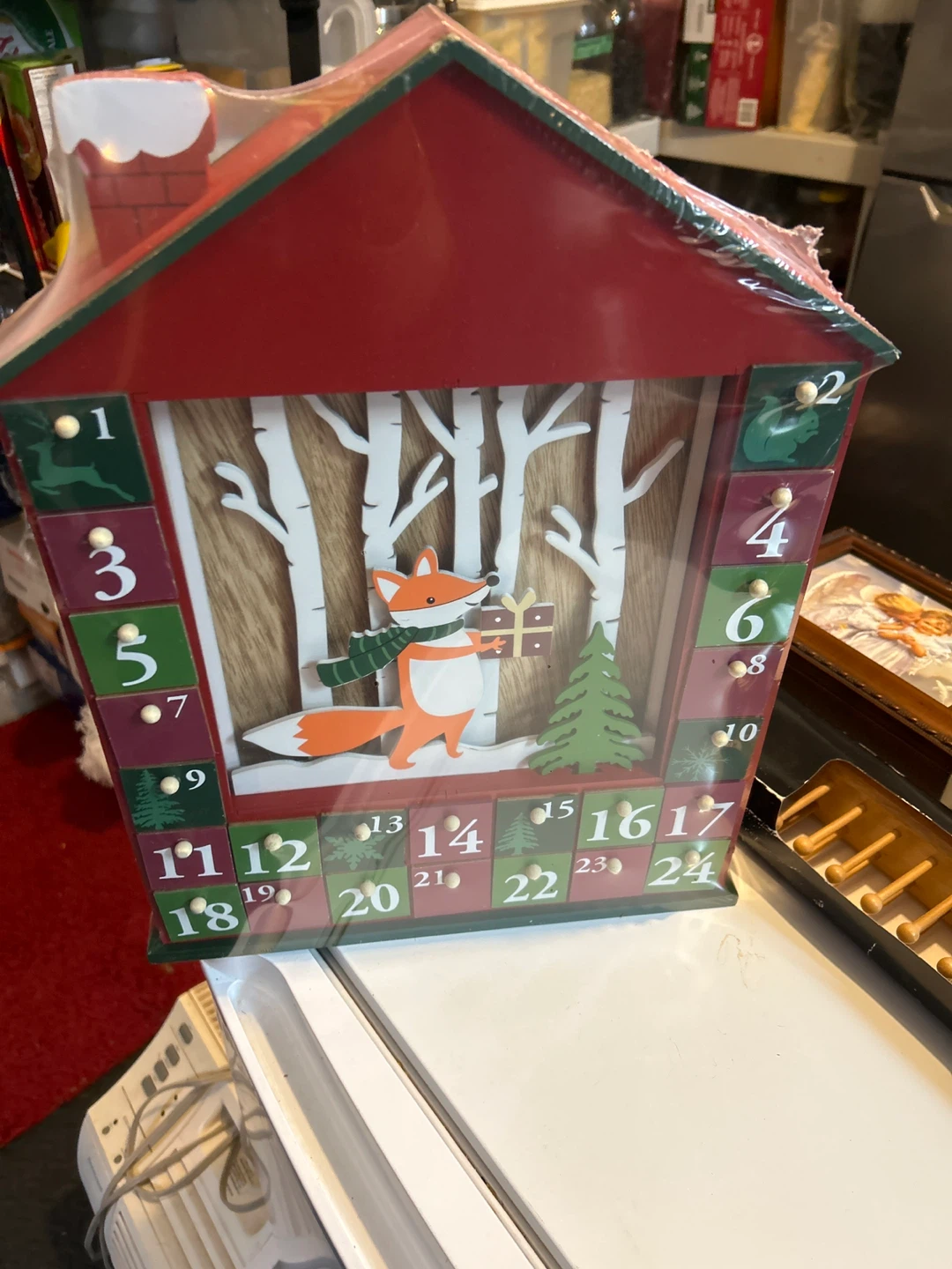Holiday Living Fox Advent Calendar - New in Box! - photo 2