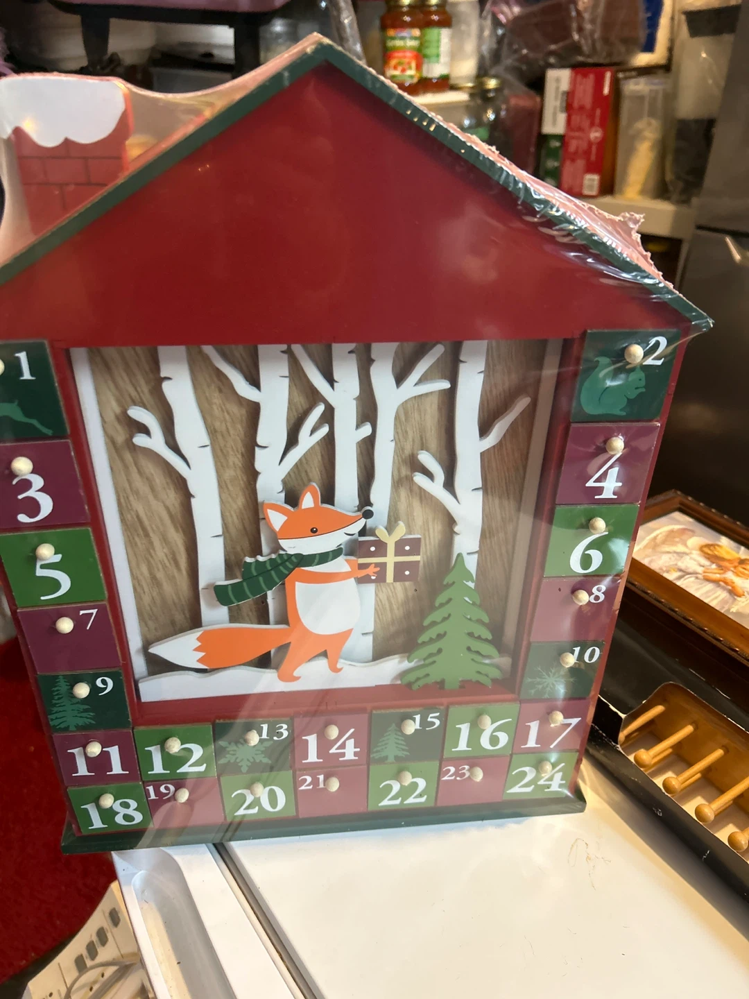Holiday Living Fox Advent Calendar - New in Box!