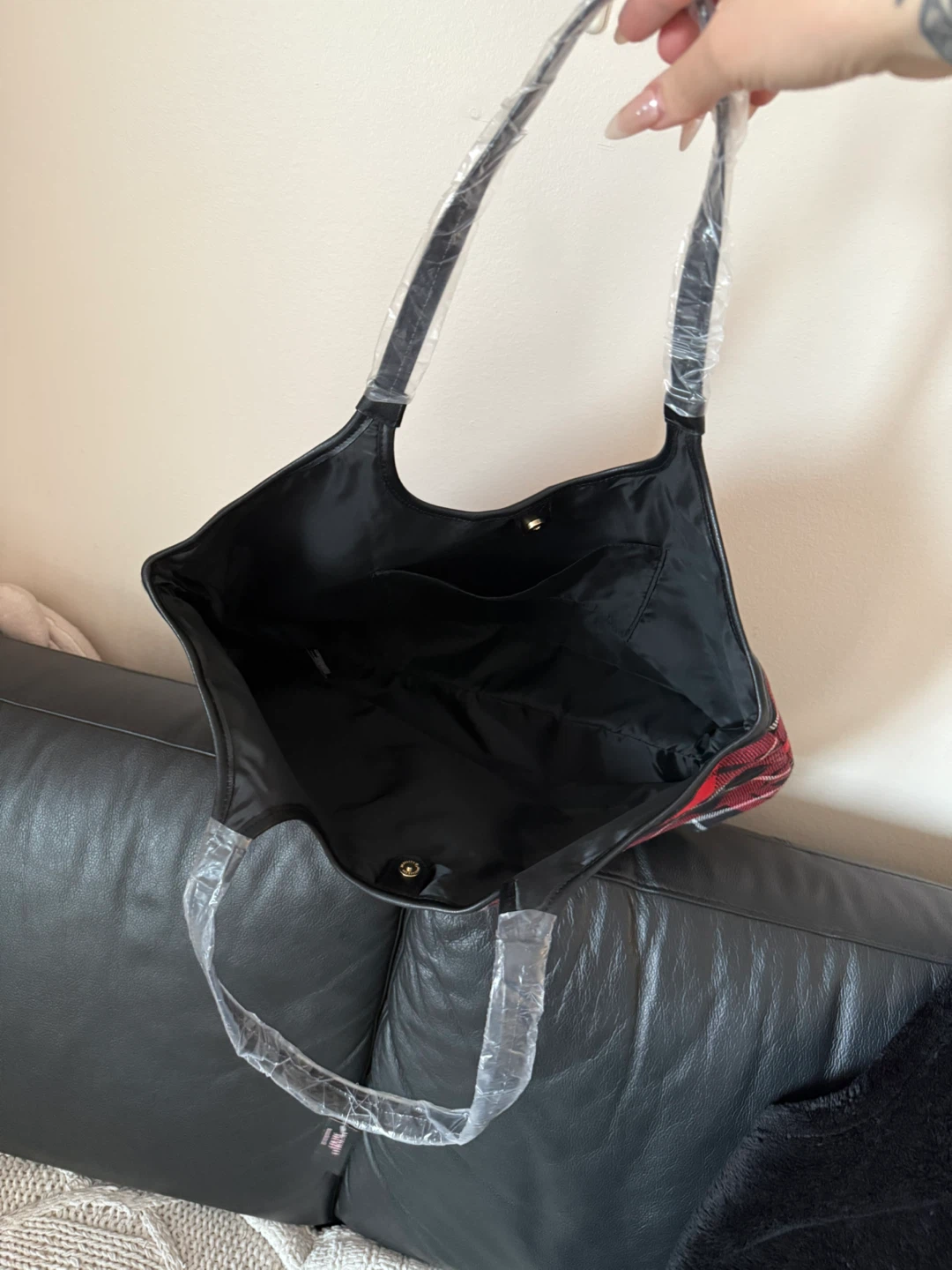 Victoria's Secret Plaid Tote Bag - photo 5