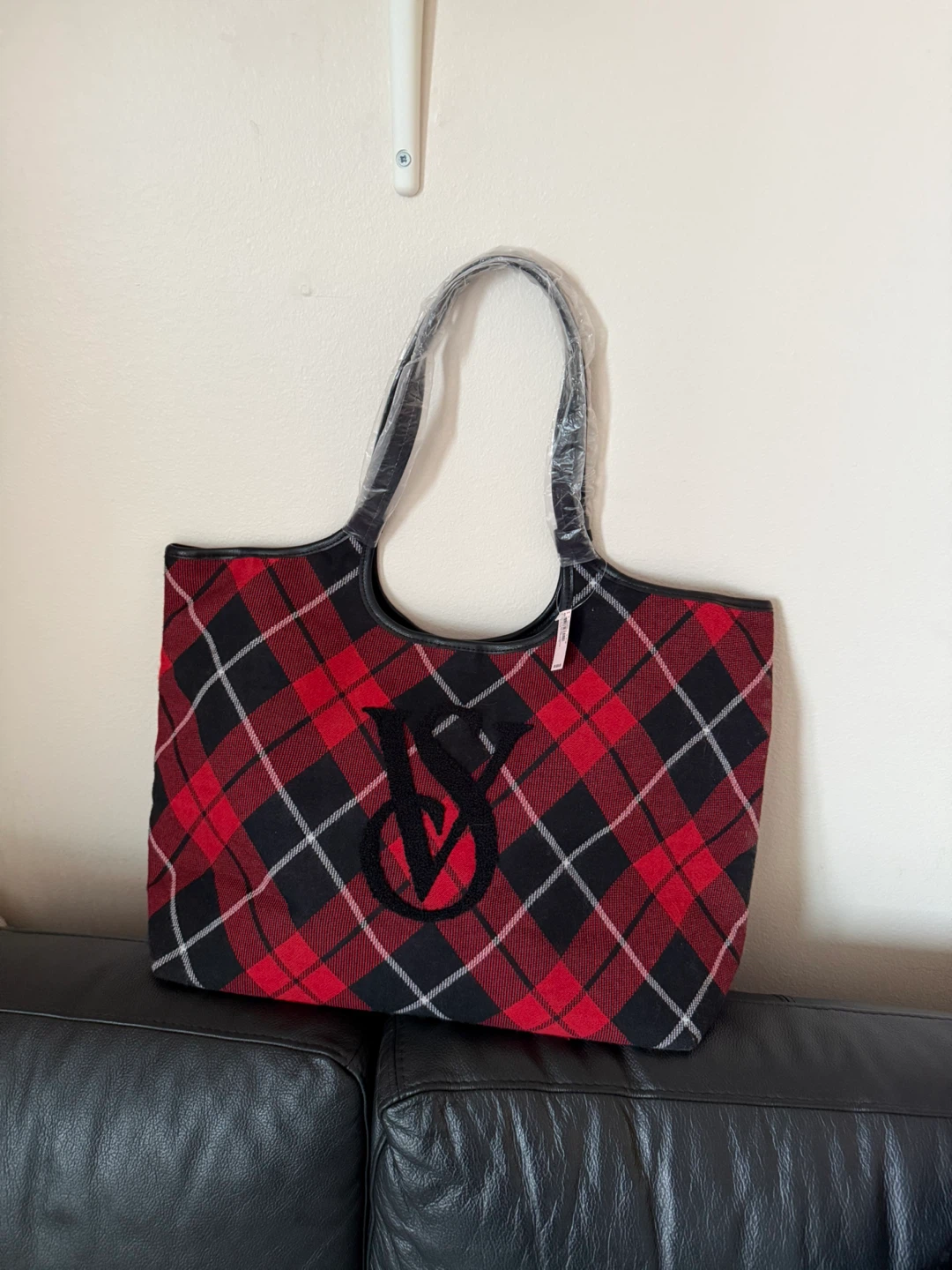 Victoria's Secret Plaid Tote Bag