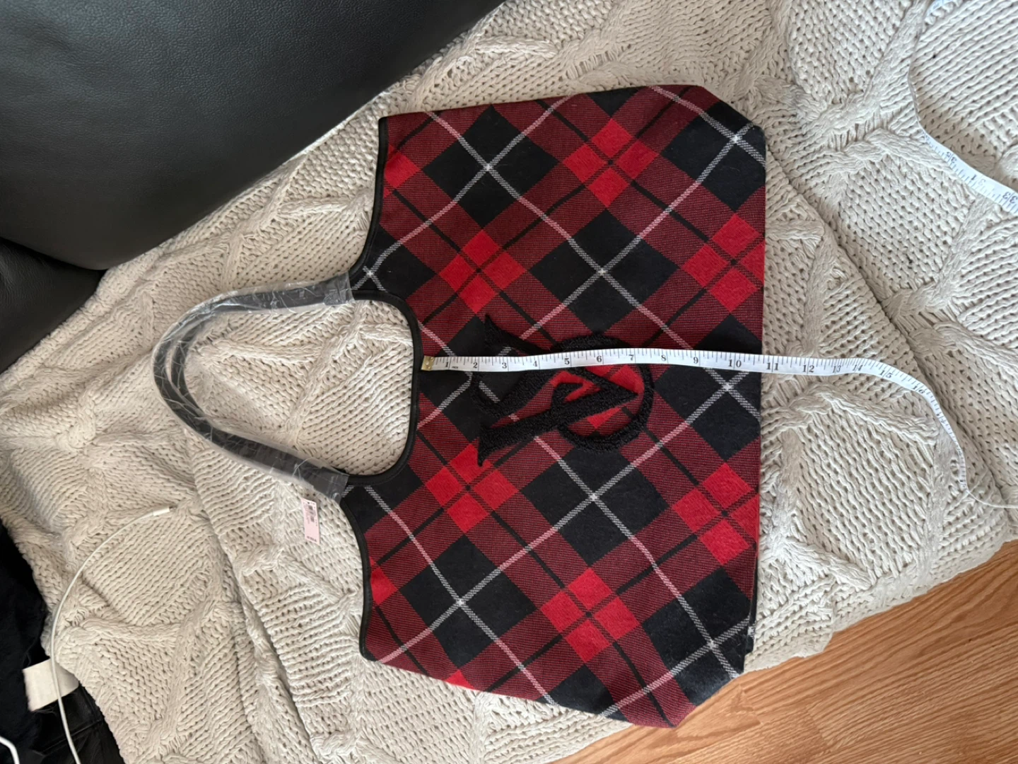 Victoria's Secret Plaid Tote Bag - photo 4