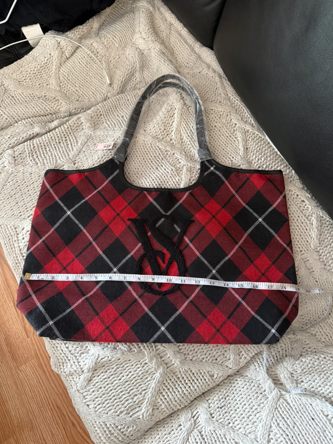 Victoria's Secret Plaid Tote Bag - photo 3