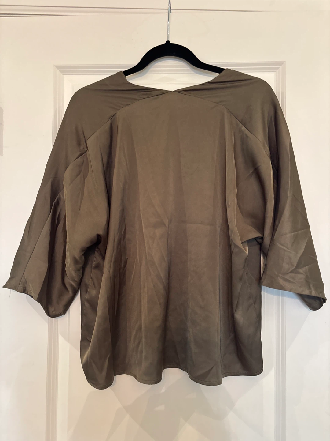 Banana Republic Olive Green Blouse - Size M - photo 3