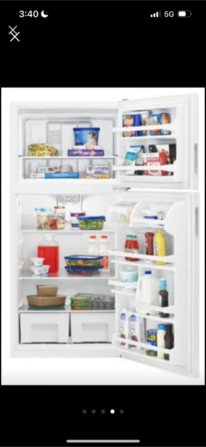 New Amana 30" 18.2 Cu. Ft. Top Freezer Refrigerator - photo 4