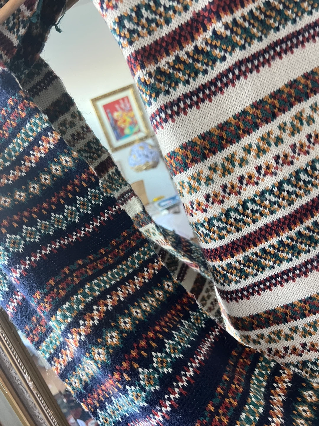 Striped Knit Scarf - photo 2
